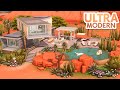 Ultra Modern Desert Home // The Sims 4 Speed Build