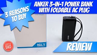 Anker 3-in-1 Power Bank With Foldable AC Plug A1637 REVIEW