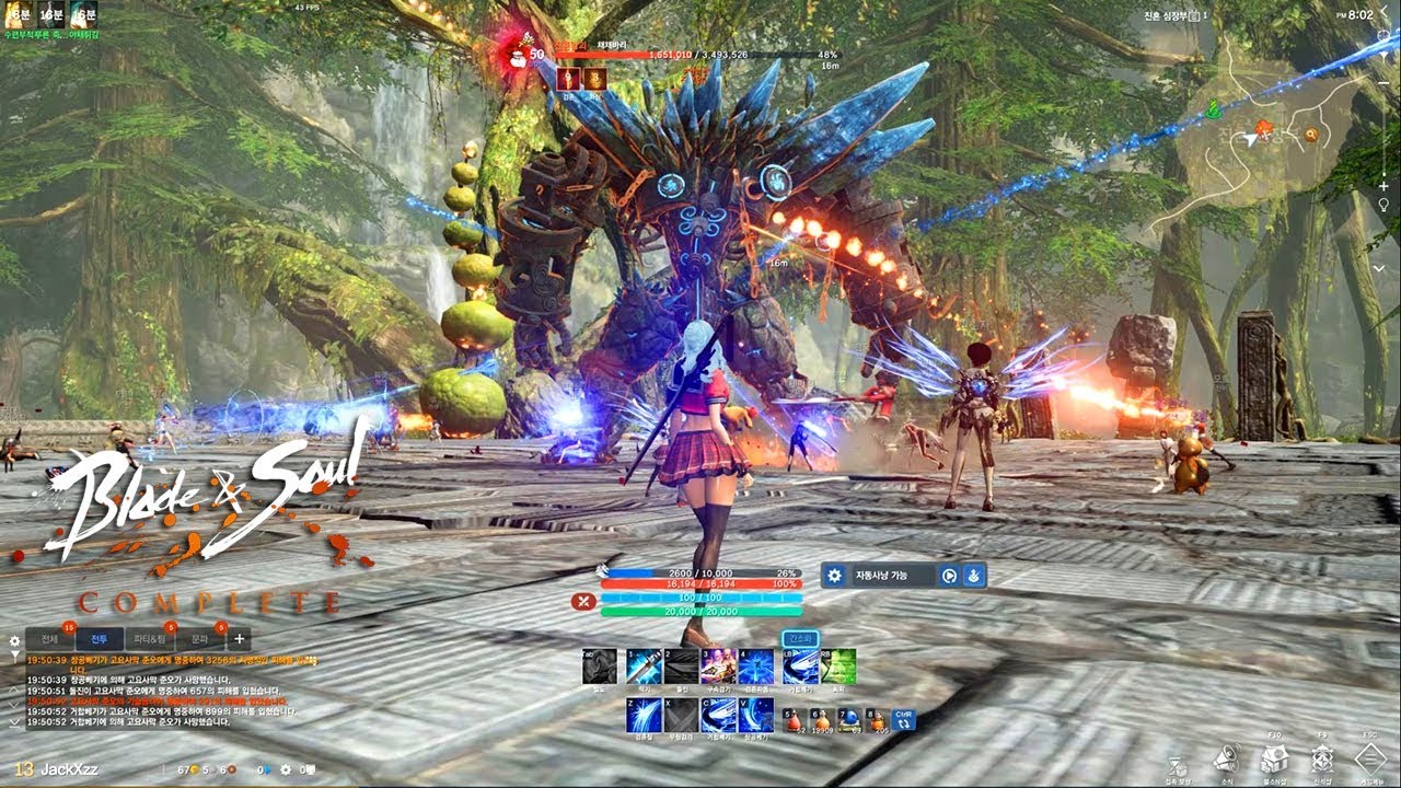 game blade and soul  2022 New  Blade And Soul Complete - Field Boss First Look vs Dungeon 11 Star Party Gameplay UE4