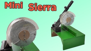 Cómo Hacer una Mini Sierra de Mesa Casera (Muy fácil de hacer)