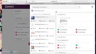 Quizizz Creating your own Quiz!