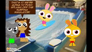 Walter and Hansel misbehave at Kalahari Water Park Resort/both grounded by their dads