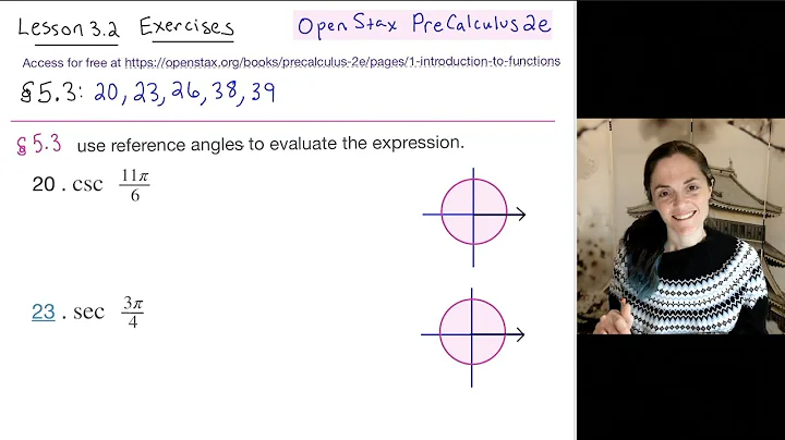Exercises for Lesson 3.2: Other Trigonometric Functions