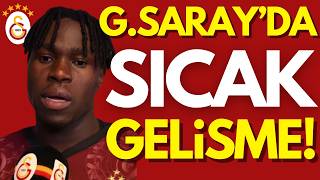 Galatasarayda Sicak Geli̇şme Kararini Verdi̇..