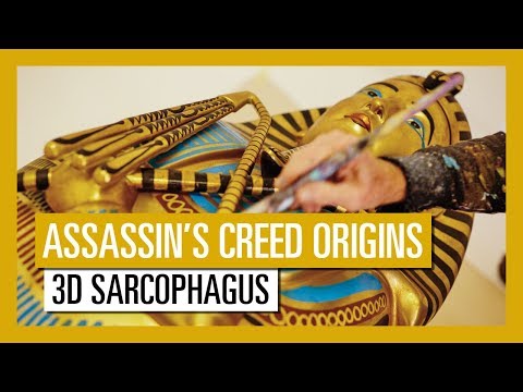 Assassin's Creed Origins | WORLD FIRST:  FULL - SIZED REPLICA SARCOPHAGUS PRINTED IN 3D
