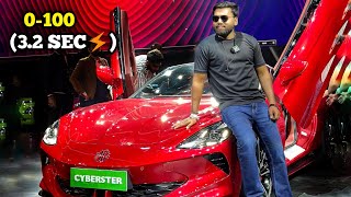 India Ki Pehli Electric Sports Cars⚡️2 Seater Convertible🔥580 Km Range, 535 BHP⚡️MG CYBERSTER