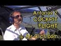 Antonov 2 Hanseflug FULL COCKPIT FLIGHT, "Western Europe's" last scheduled An-2 flight! [AirClips]