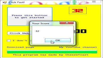 Click Fast! Visual Basic Game.