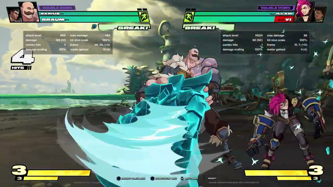 Max Damage Unbreakable Braum Corner 2L Combo (2XKO Closed Beta)