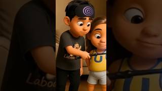 Upin Was Bewitched To Have Long Hair