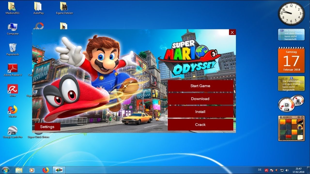 super mario odyssey pc no download