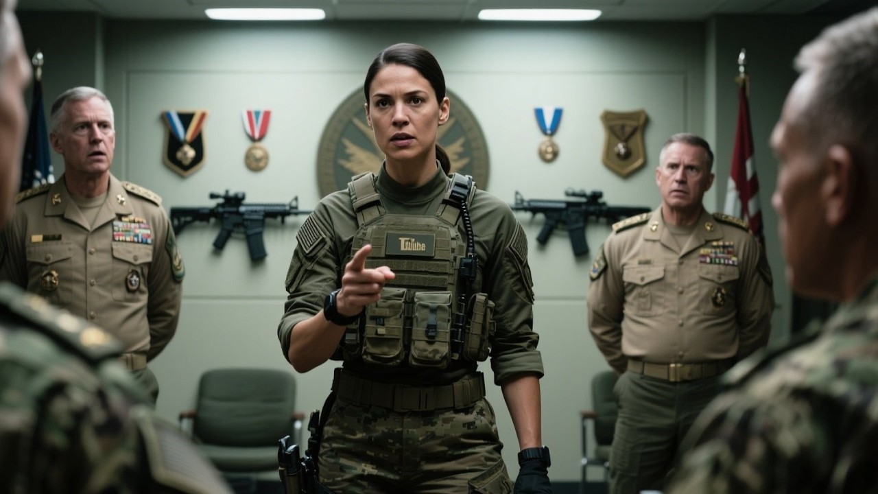 “You’re Lying!” The Marine Generals Accused — Then She Answered Like a Navy SEAL |Emotional Stories