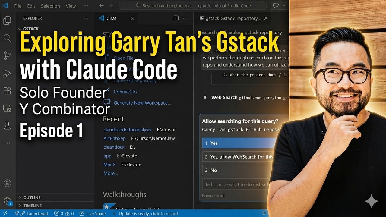 How to Set Up Gstack Locally in VSCode Using Claude Code | Garry Tan's ...