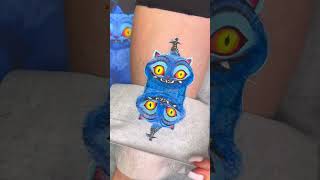 I drew a dragon from Kpop. ❤️ #bodyart #trend #satisfying