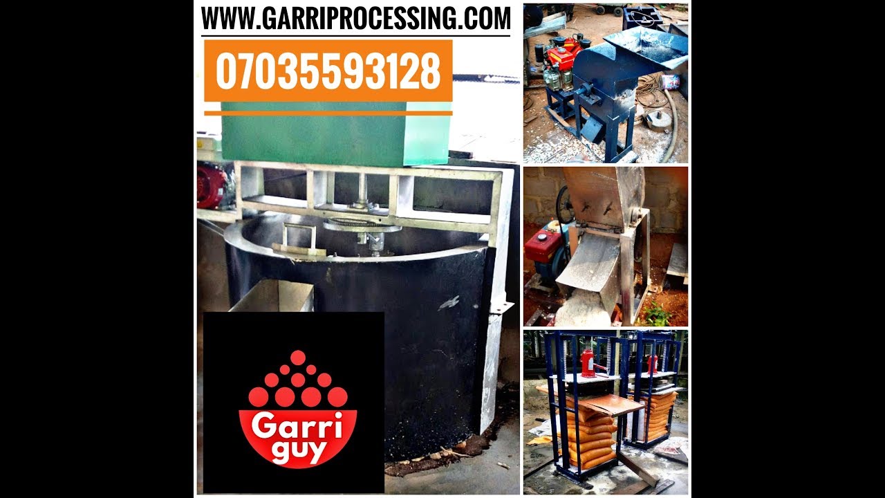 Automatic Garri frying Machine YouTube
