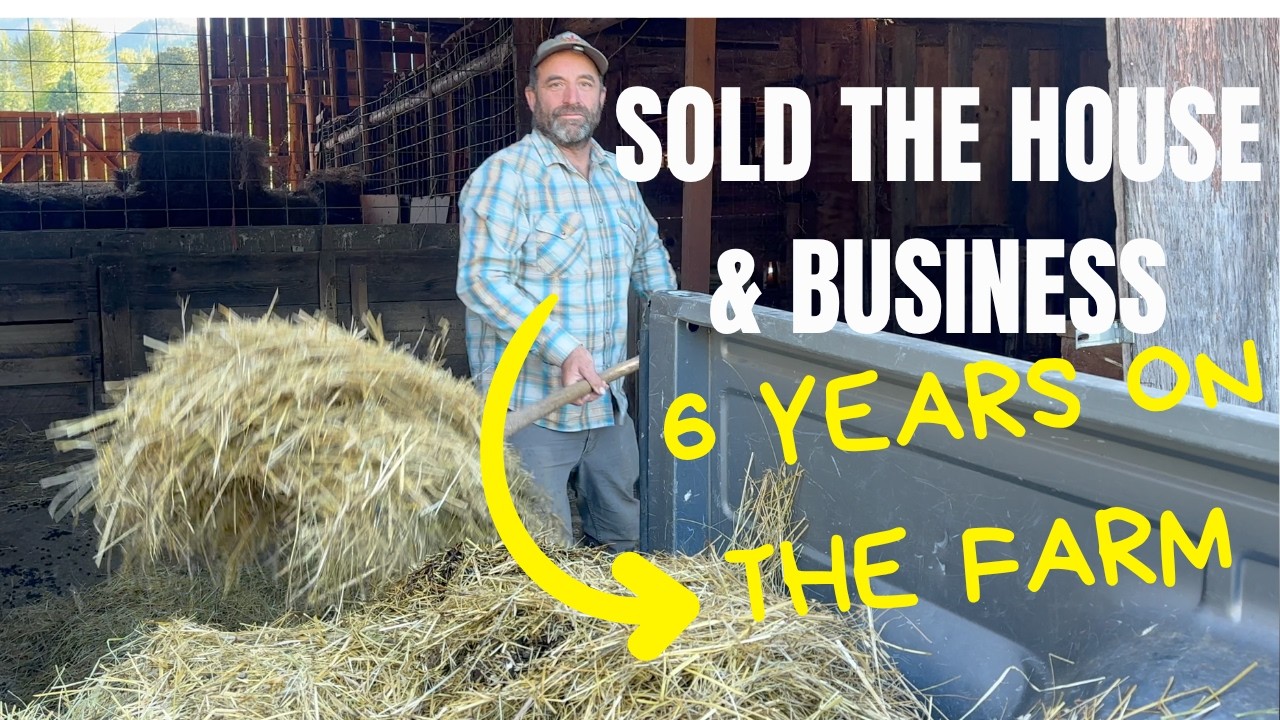 Sold the house & Business: Now 6 years on the farm
