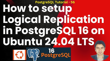 (हिन्दी) How to setup Logical replication in PostgreSQL 16 on Ubuntu 24.04 LTS #postgresqltutorial
