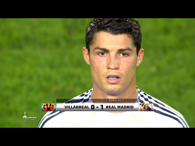 ロナウド09-10 Cristiano Ronaldo Vs Villarreal Away In 09-10 Was Crazy 💀 - YouTube