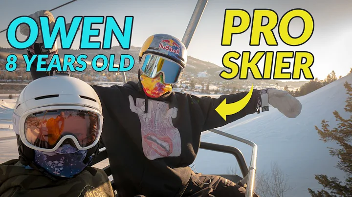 8 Year Old Learns Tricks from Pro Skier Cody LaPla...