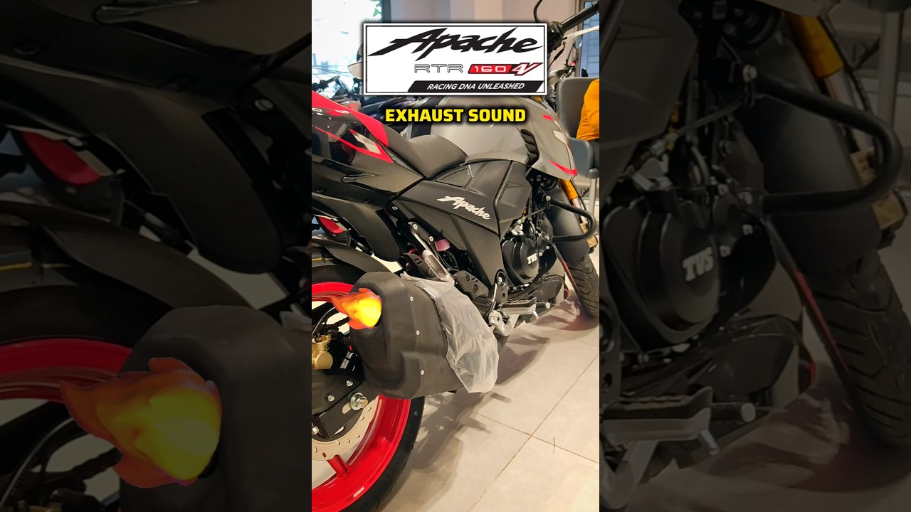 Tvs Apache 160 4v Exaust Sound 😍 