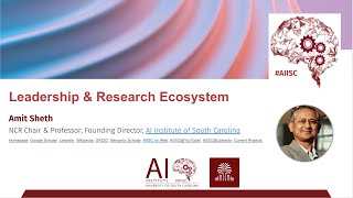 Dr Amit Sheth: Building World-class Research Ecosystem, Leadership Talk at Universities