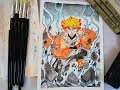 Demon Slayer: Zenitsu Agatsuma in Watercolor