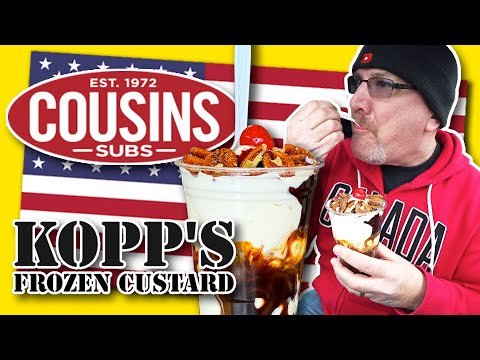 Cousins Subs ? and Kopp's Frozen Custard ? in Milwaukee Wisconsin