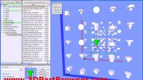 Find 3D CAD Data using a Desktop Search, Browse by 3D Thumbn