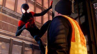 Miles Morales Exposed Uncle Aaron Discovers Spider-Mans Ideny Epic Cutscene