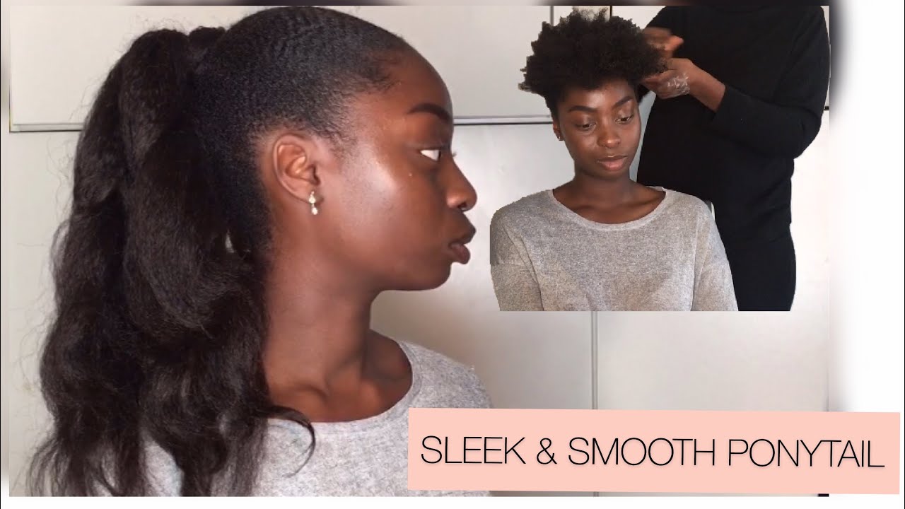Quick Easy Smooth Ponytail No Weave No Drawstring No Braiding
