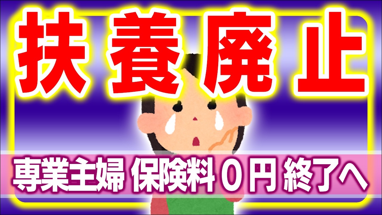 超最速！】財務省発表､社会保険見直し｡専業主婦の終わり､扶養どうなる 