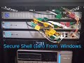 Secure Shell (ssh) From Windows