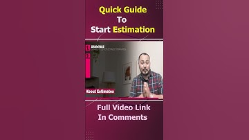 Quick Guide For Preparing Construction Estimates | Complete Video link in comments #shorts
