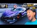 Top 5 OFFLINE OPEN WORLD Car Games Like Forza Horizon For Android & iOS 2026