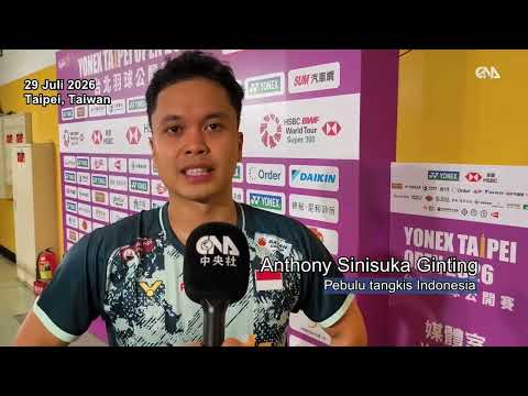 Anthony Sinisuka Ginting Bertanding di Super 300 BWF YONEX Taipei Open 2026