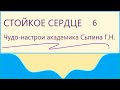 Стойкое сердце  6   Чудо-настрои академика Сытина Г.Н.