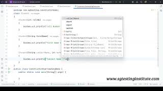 Core Java OOPS Part - 07 | Constructor in Java | Constructor Overloading