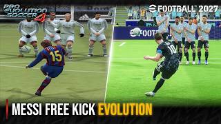 Messi Free Kick In Every PES | 2004 - 2027 | screenshot 5