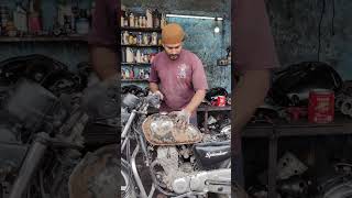 Hero new model paint GS auto Service  #mechancial #bike ￼
