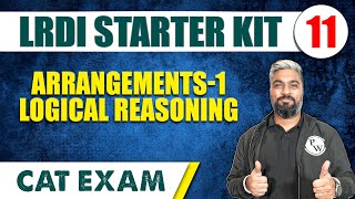 Arrangements  1 l Logical Reasoning | LRDI Starter Kit 11 | CAT 2024 | MBA Wallah