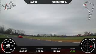 Fastest Lap driving Main at Summit Point.