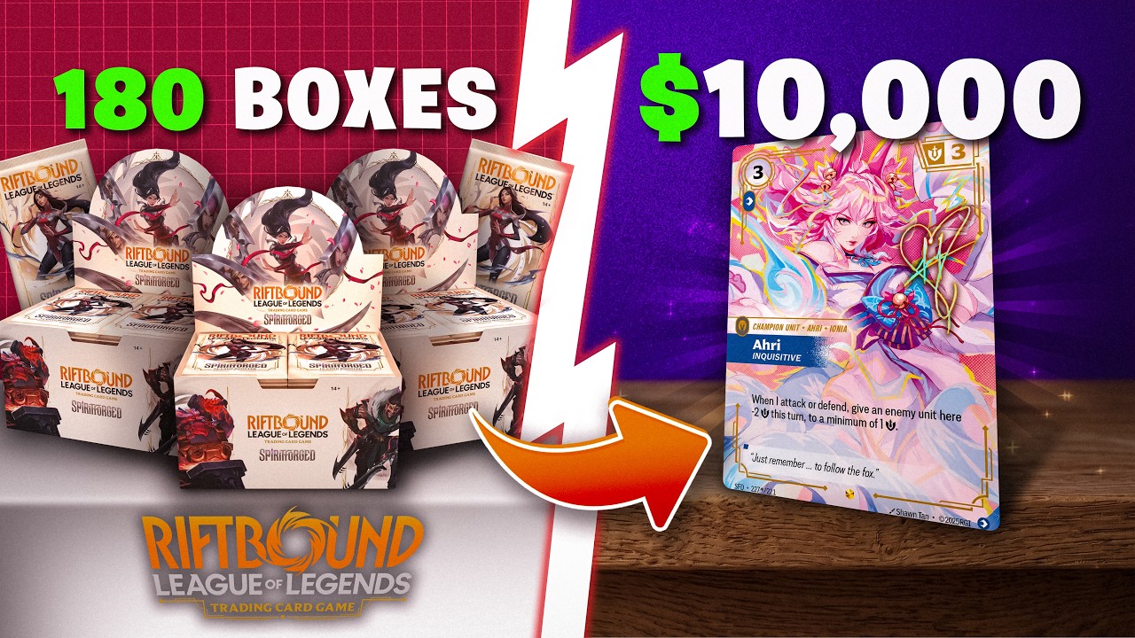 Opening $40,000 Of Riftbound Spiritforged