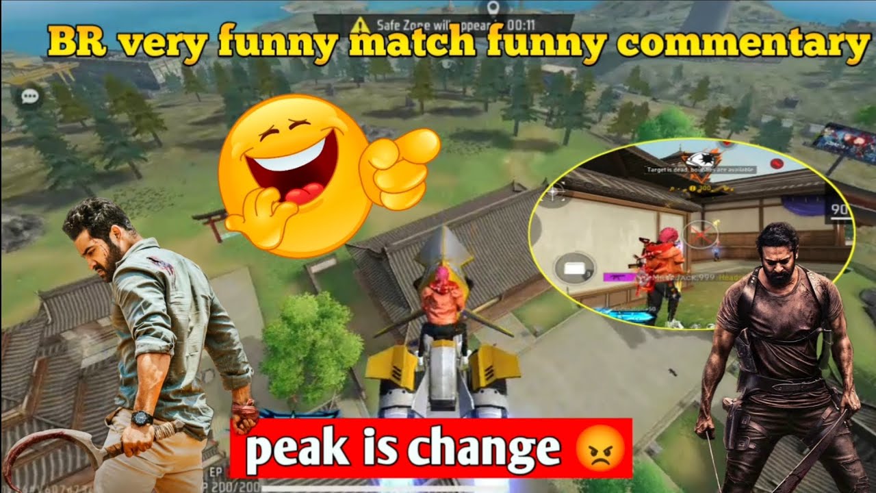 Free fire 🔥 comedy 🤣 match Plus comedy commentary#viral #trending