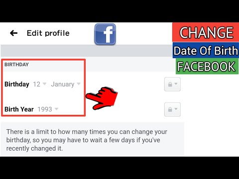 Video: How To Change The Year Of Birth