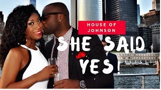 SHE SAID YES! SURPRISE PROPOSAL!!! LOVE & NEW YORK - TRACI & COREY