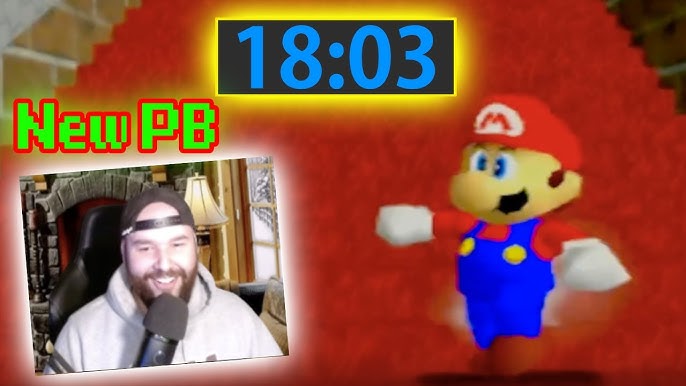 A 120 star speedrun of Super Mario 64 completed while blindfolded