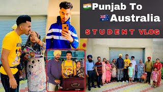 The journey story of an international student | ❤️🇮🇳Punjab to Australia🇦🇺|emotional vlog |