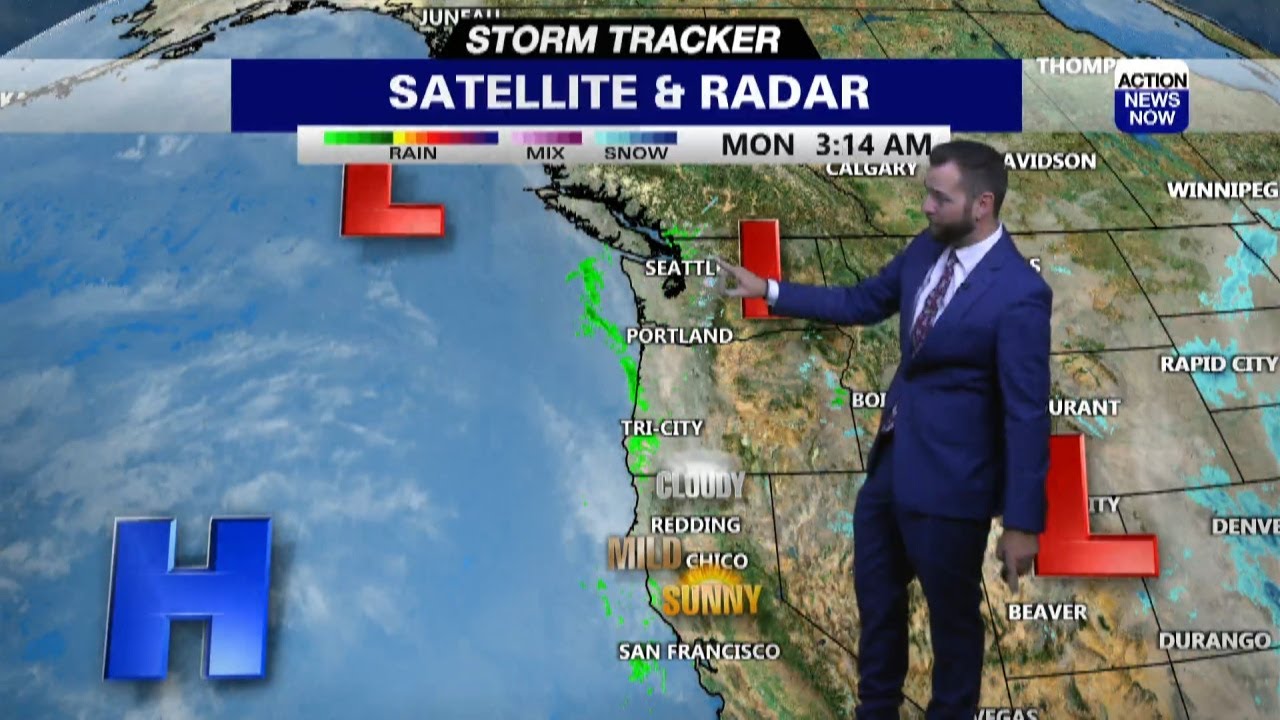 Storm Tracker Forecast: Mostly sunny & mild Monday - YouTube