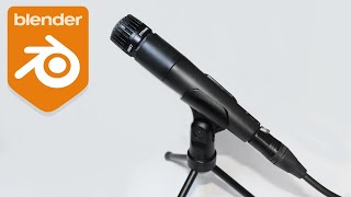 Beginner Product Design Tutorial in Blender - Shure SM57 Microphone (Pt1) (Aryan)