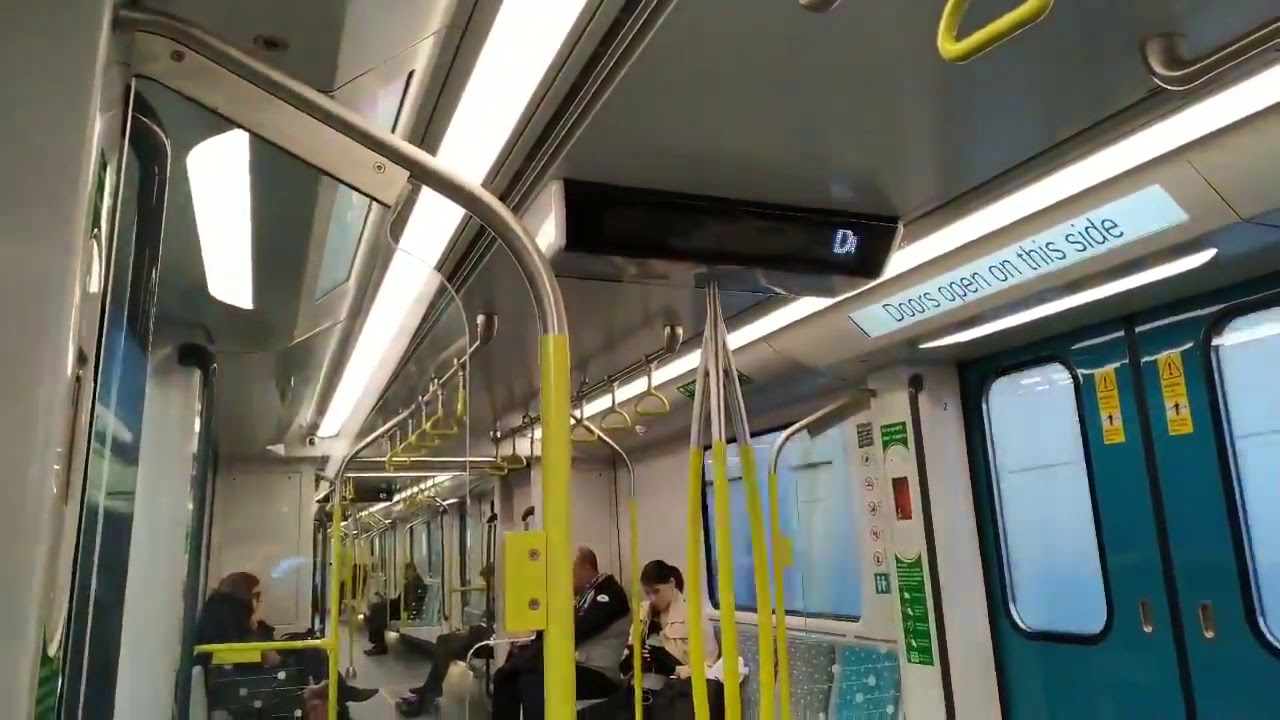 Sydney Metro Alstom Driverless Train Doors Open And Close Whilst